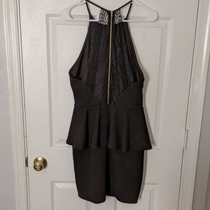 Black cocktail dress